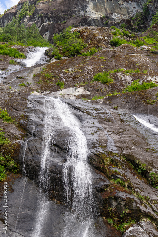 Waterfall on Rocks