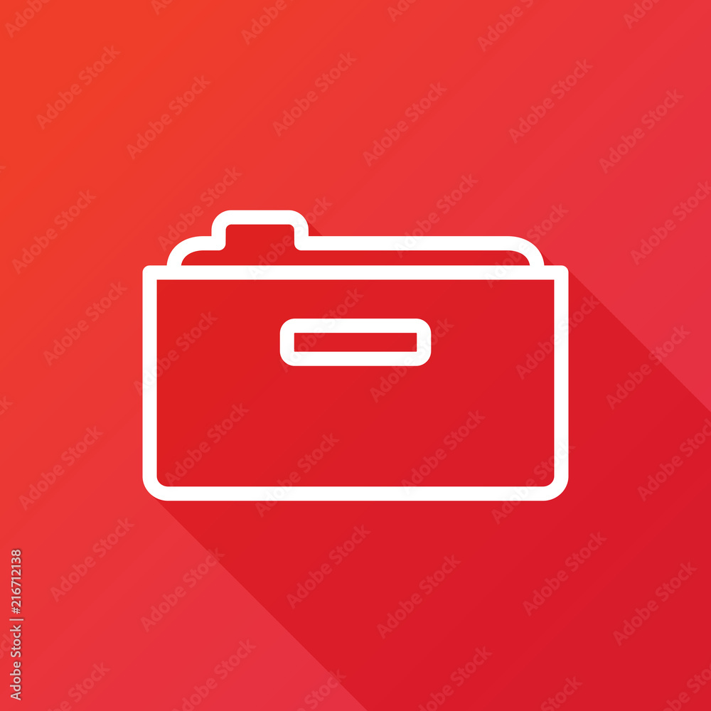 Archive box sign vector icon. Office symbol Archive box sign vector icon. Office symbol