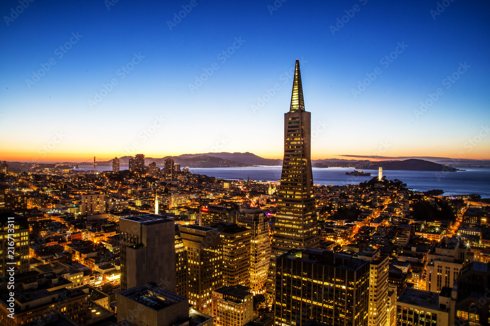 Obraz premium San Francisco Skyline