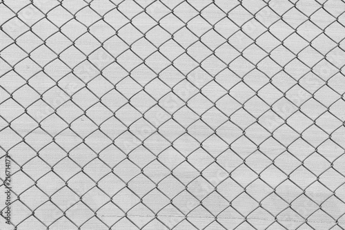 cage metal wire wall in the jail