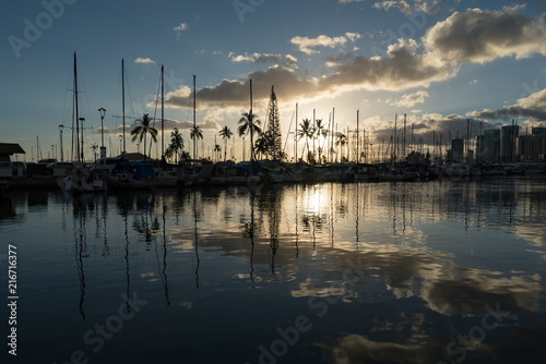 Hawaii Waikiki Yacht Harvor photo