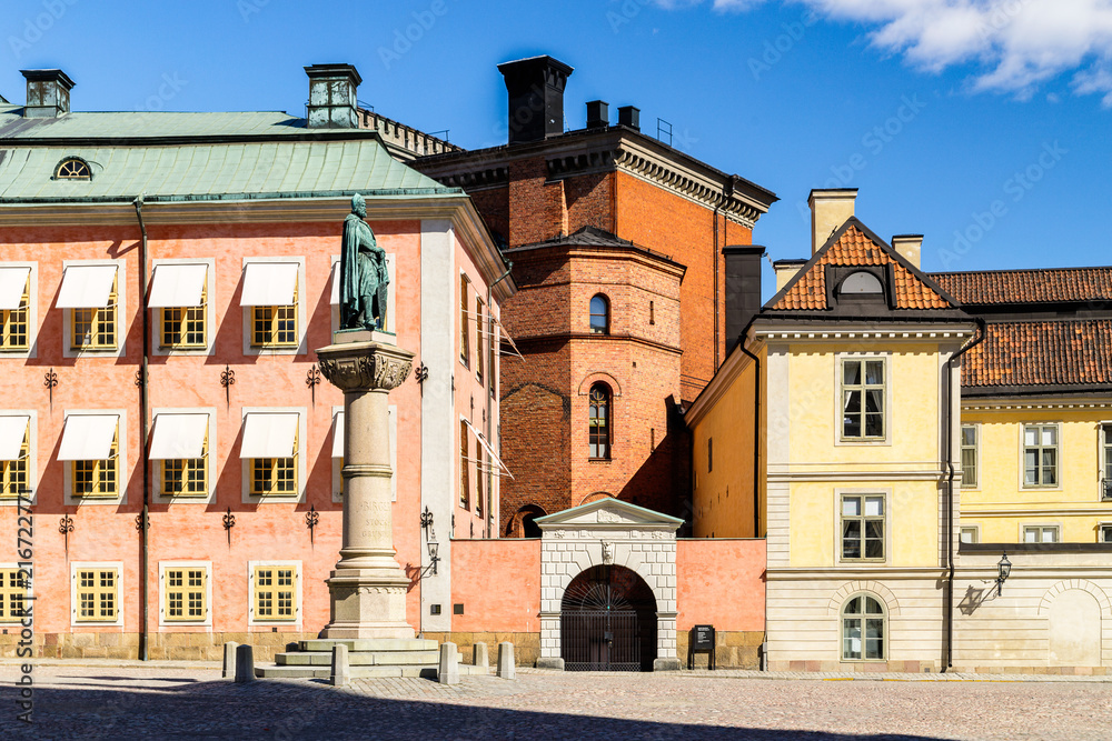 Historical buildings of Stenbock Palaces, Stockholm, Sweden