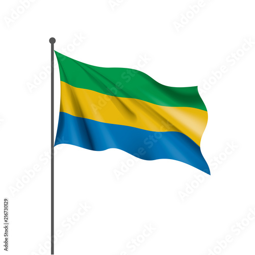 Free Download Gabon flag, vector illustration - GFXLoad