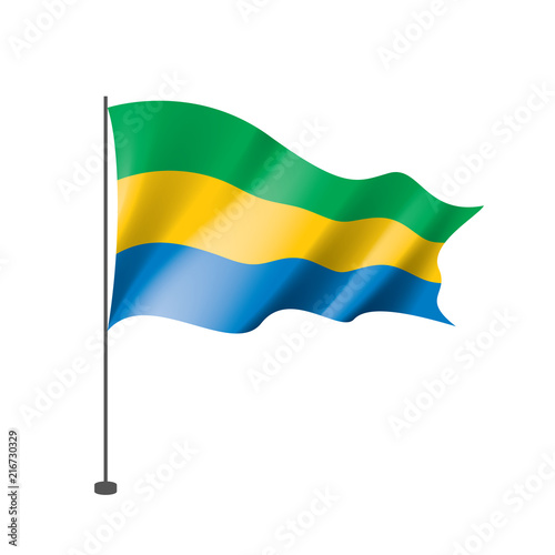 Free Download Gabon flag, vector illustration - GFXLoad