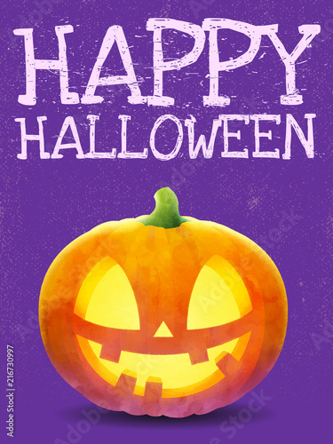 Happy Halloween pumpkin