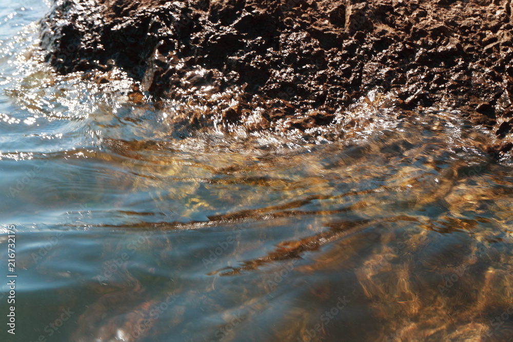 Obraz premium Image of the sea shore.