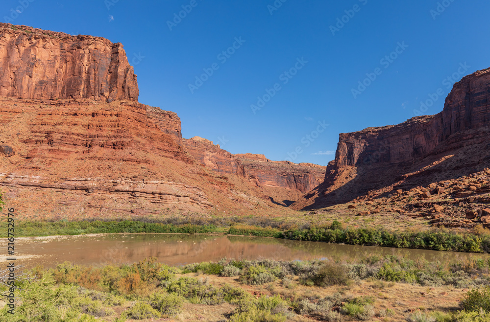 Scenic Colorado River Landscape Moab Utah Scenic Colorado River Landscape Moab Utah