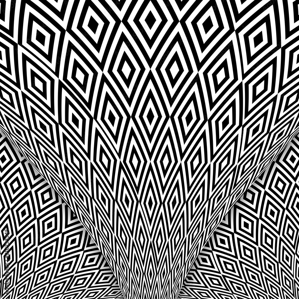 Abstract monochrome 3d background. Abstract monochrome 3d background.