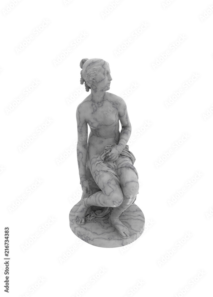 Fototapeta premium 3d illustration of statue