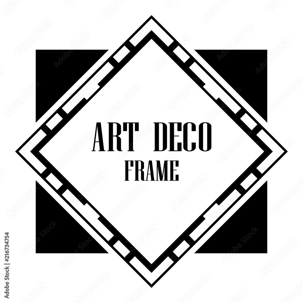 Fototapeta premium Art Deco Frame