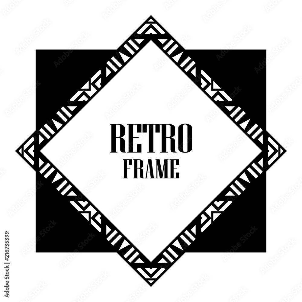 Obraz premium Art Deco Frame
