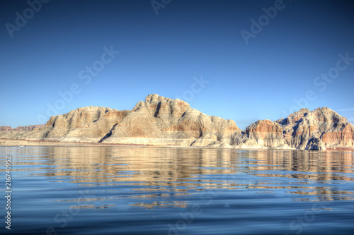 Exotic Sandy Rocks of Lake Powell in Utah