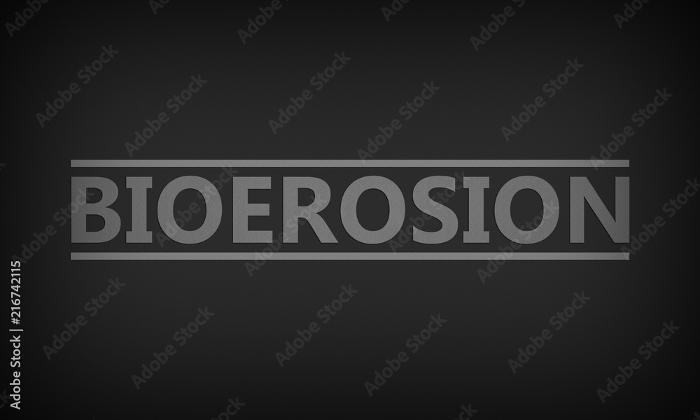 Bioerosion