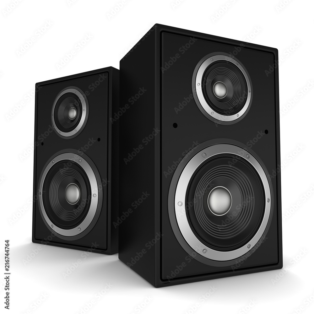 Fototapeta premium ilustracja koncepcja głośnika