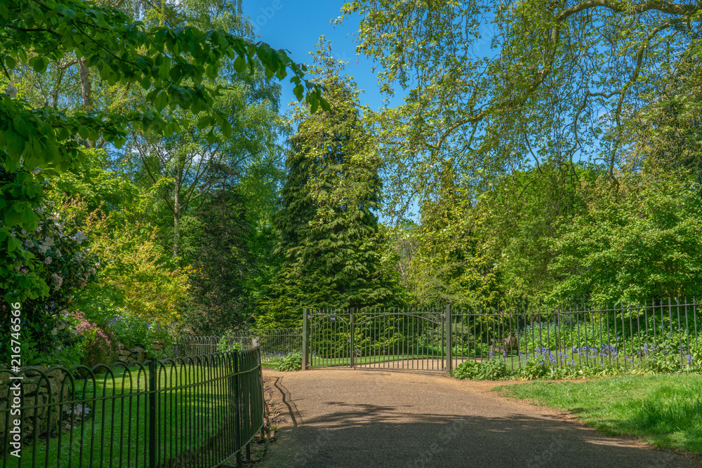 Fences and Gates on the Park Walkway