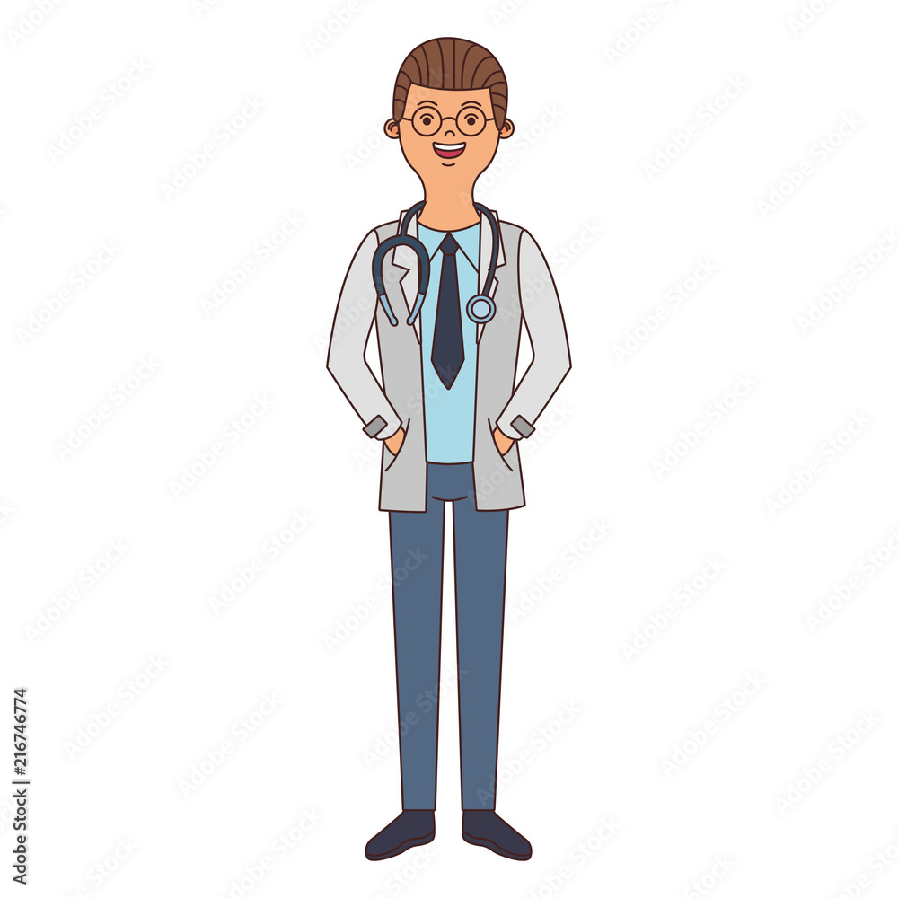 Male doctor cartoon vector illustration graphic design Male doctor cartoon vector illustration graphic design