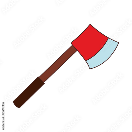 Axe carpenter tool vector illustration graphic design