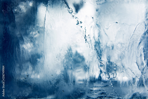 The texture of the ice. The...