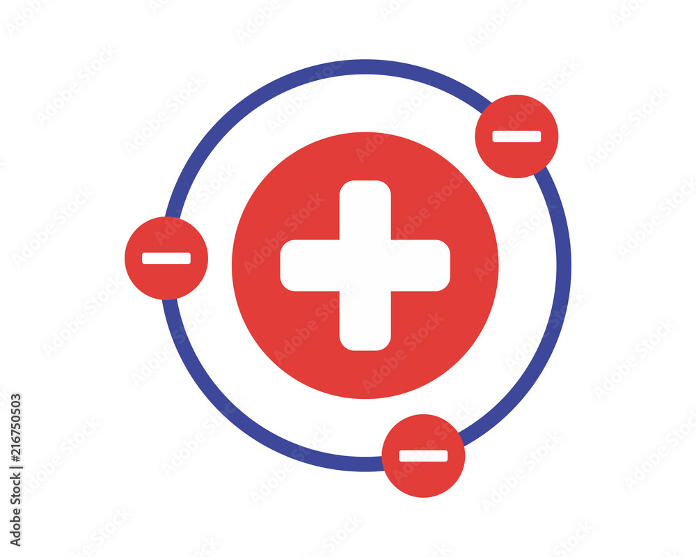 Obraz premium circle positive symbol