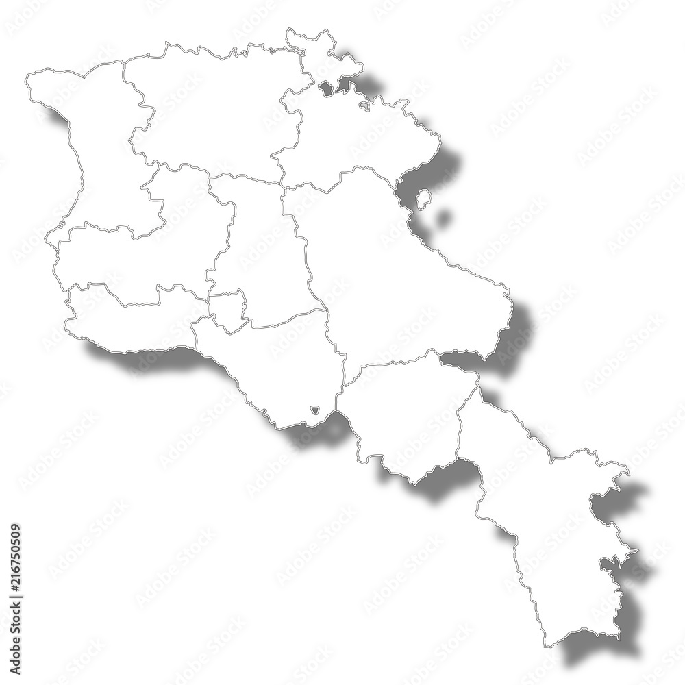 アルメニア　国　地図　アイコン 