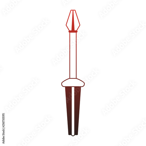 Screwdriver construction tool vector illustration graphic design