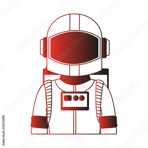 Astronaut wear equiment vector illustration graphic design