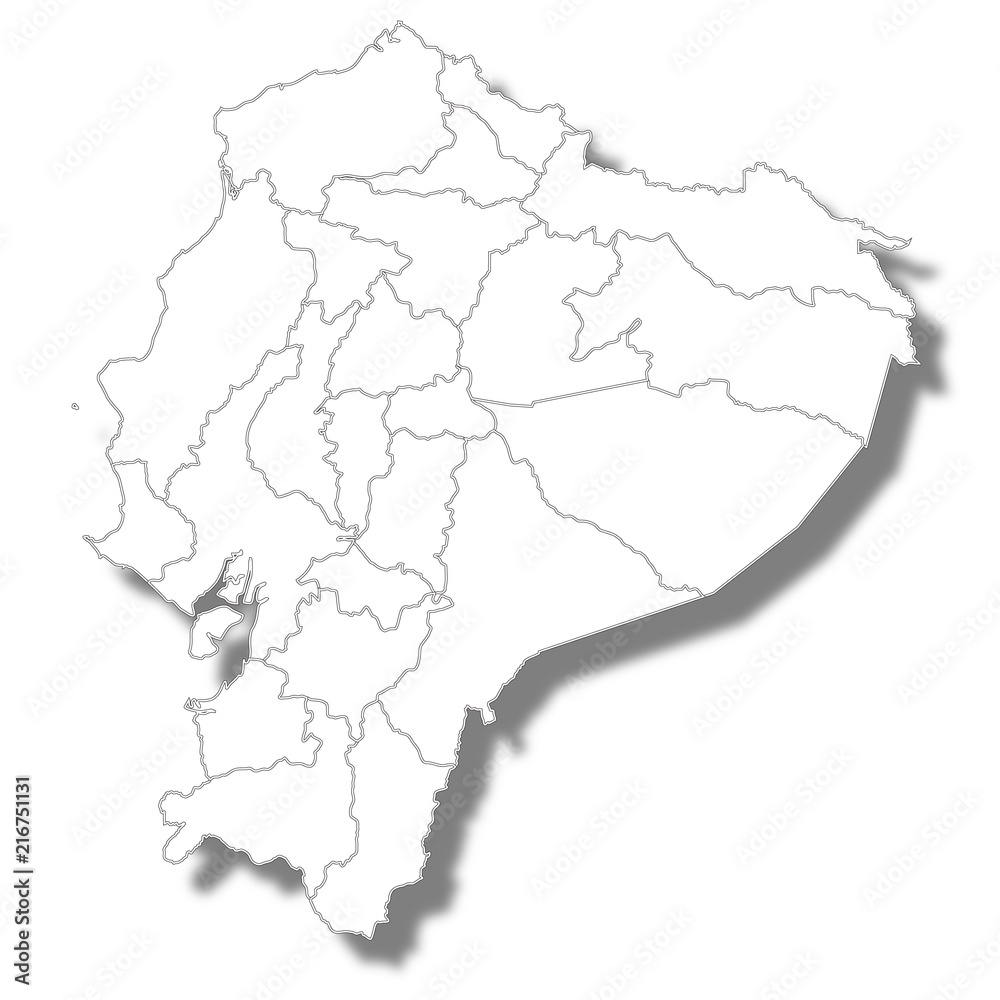 エクアドル　国　地図　アイコン 