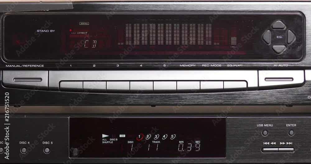 CD player and Equalizer digital display