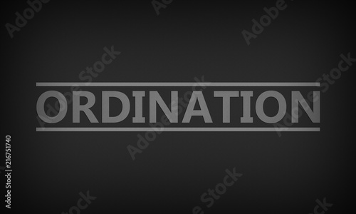 Ordination