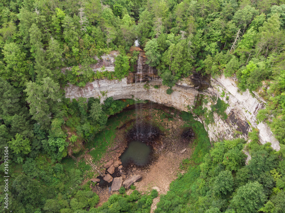 Fall Creek Waterfall, North Carolina