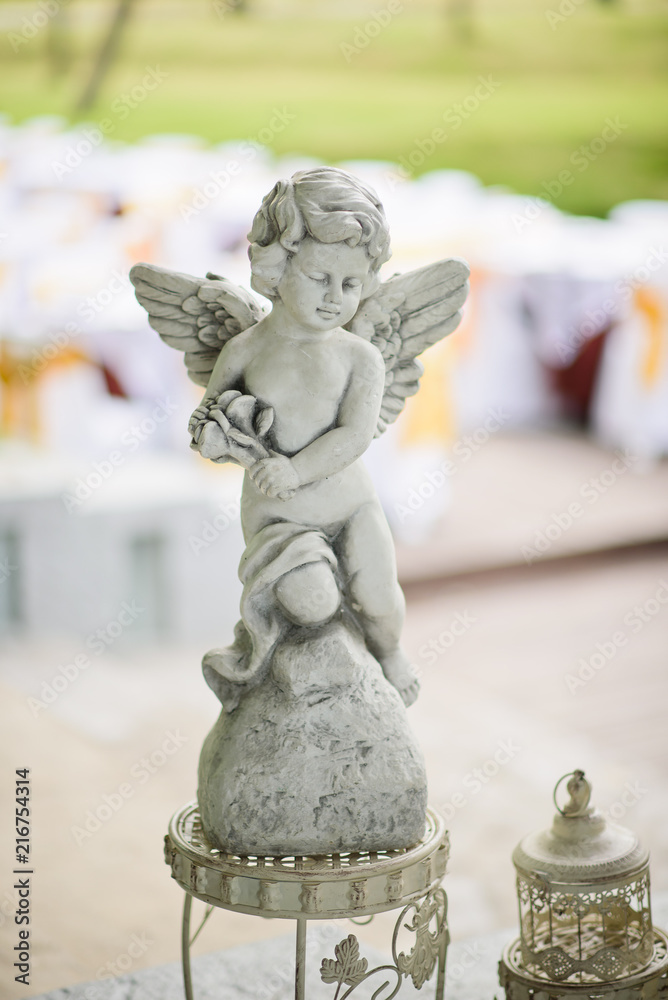 Fototapeta premium Cupid, wedding decoration, angel, sign of love