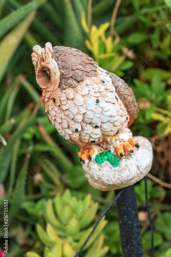 Whimsical Garden Art Decoration - Owl
