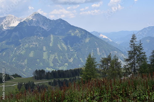Blick von der Hoess in Hinterstoder in die Berge © Elmar Kriegner