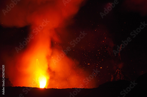 second part of volcanic eruption.