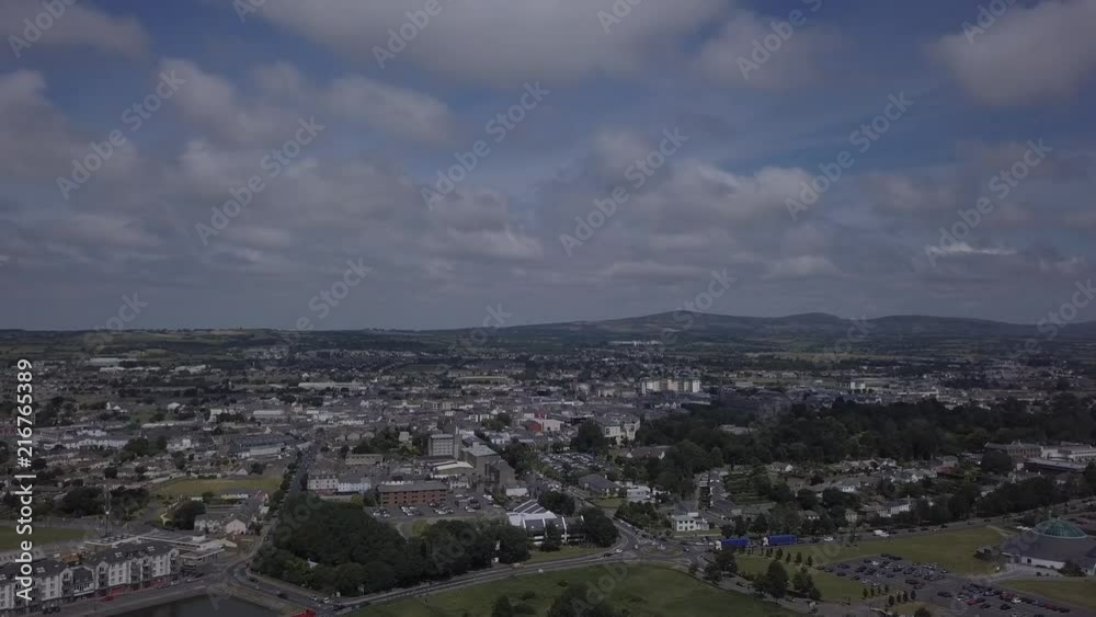 Tralee from the Air. This aerial irish landscape is of Tralee town in County Kerry, Ireland.
It's a slow panning shot from left to right Tralee from the Air. This aerial irish landscape is of Tralee town in County Kerry, Ireland.
It's a slow panning shot from left to right