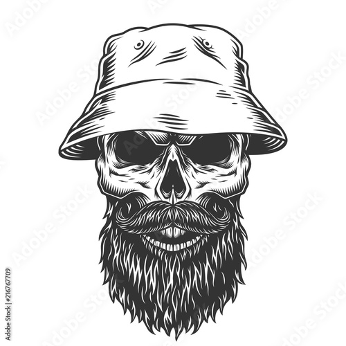 Skull in the panama hat