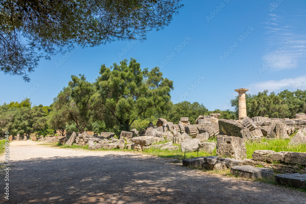 Temple de Zeus, site archéologique d'Olympie