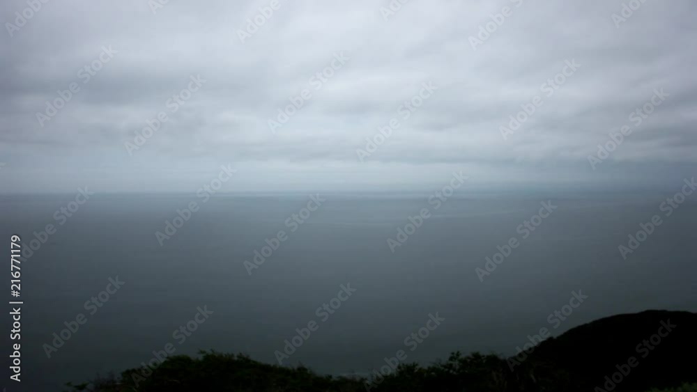 Timelapse of coastal landscape Pacific Ocean California Timelapse of coastal landscape Pacific Ocean California