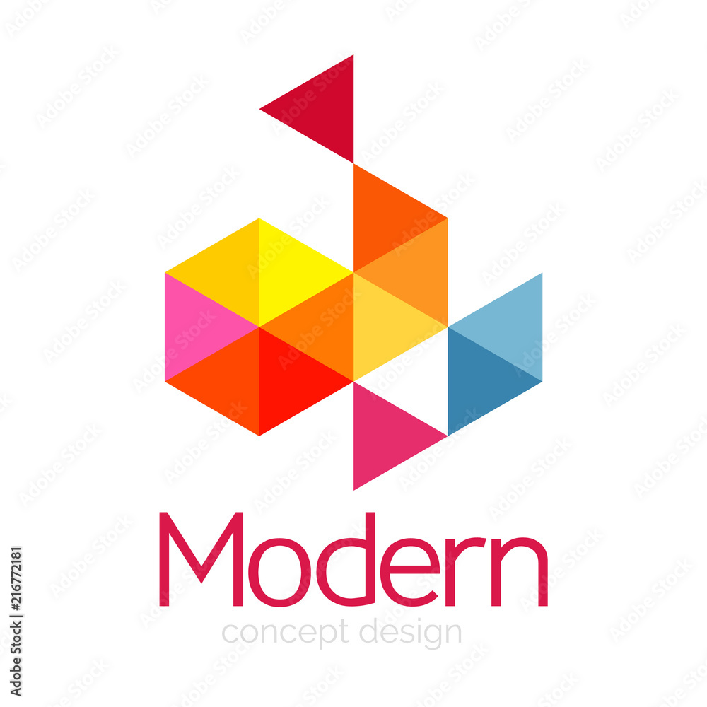 Triangle shape design abstract business logo icon design. Company logotype branding emblem idea Triangle shape design abstract business logo icon design. Company logotype branding emblem idea