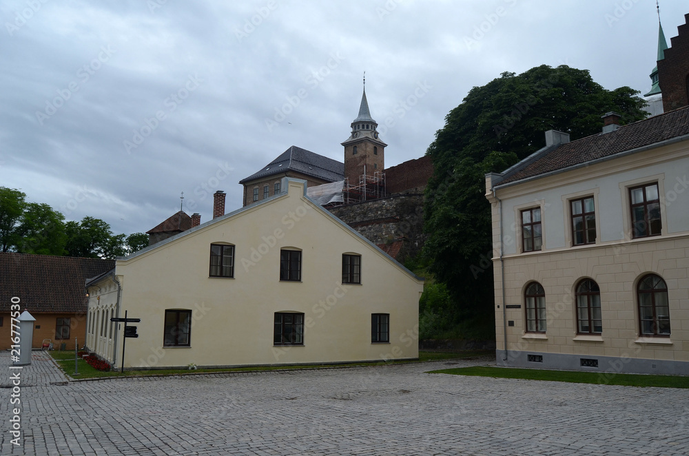 Akershus Fortress is a medieval fortress that was built to protect Oslo

