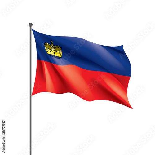 Free Download liechtenstein flag, vector illustration - GFXLoad