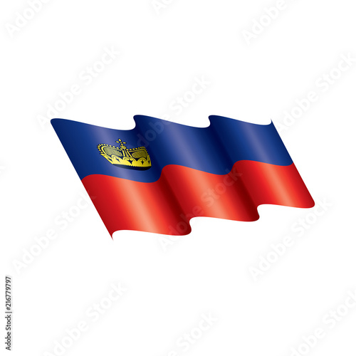 Wallpaper Mural liechtenstein flag, vector illustration Torontodigital.ca