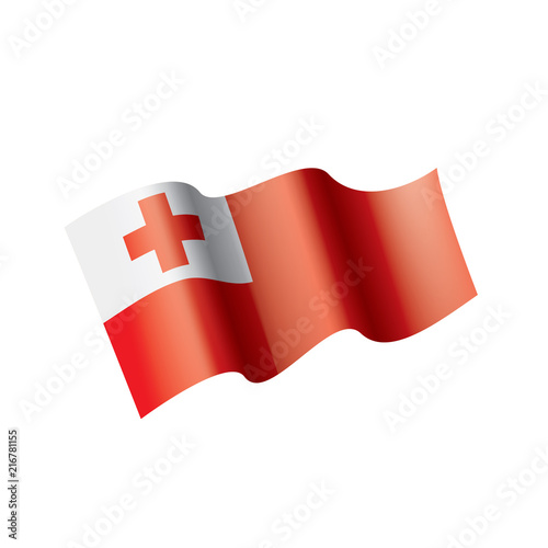 Free Download Tonga flag, vector illustration - GFXLoad