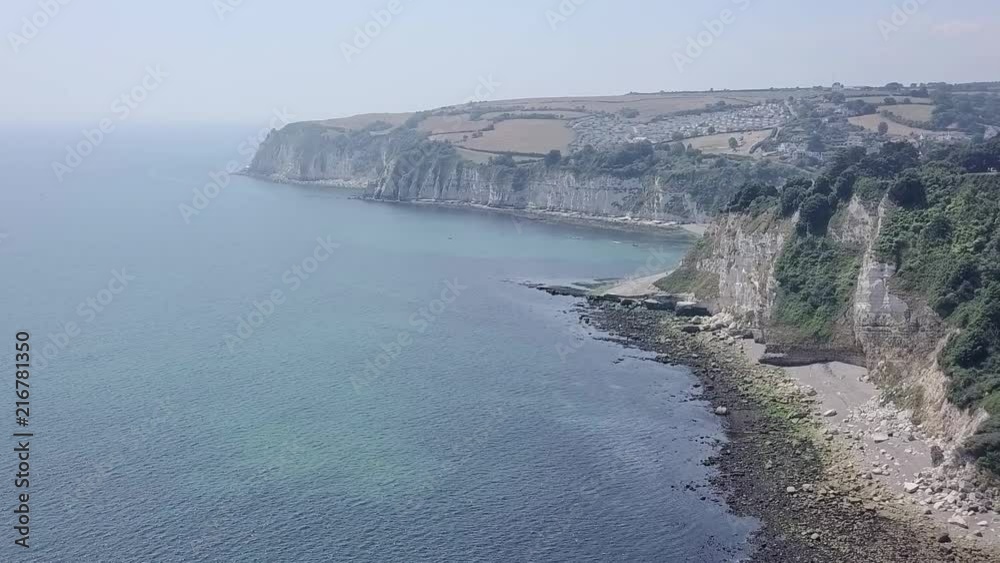 Jurassic Coast Slow Fly by Cliffs Jurassic Coast Slow Fly by Cliffs