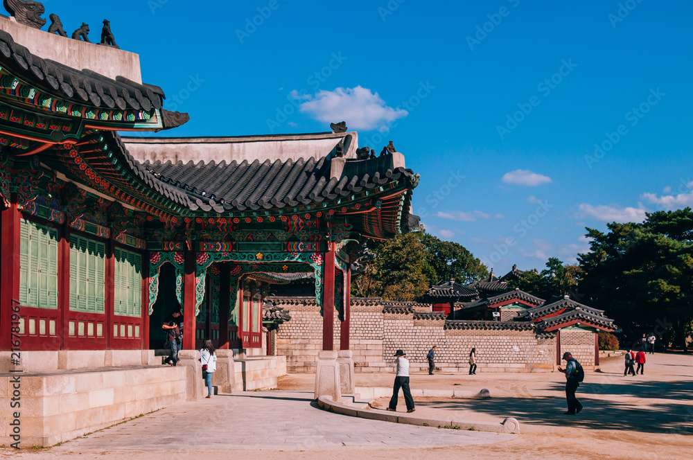 Huijeongdang hall gate of Changdeokgung Palace, Seoul, South Korea Huijeongdang hall gate of Changdeokgung Palace, Seoul, South Korea