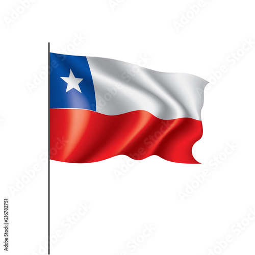 Chile flag, vector illustration Free Download Chile flag, vector illustration - GFXLoad