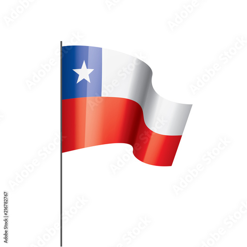 Chile flag, vector illustration Free Download Chile flag, vector illustration - GFXLoad