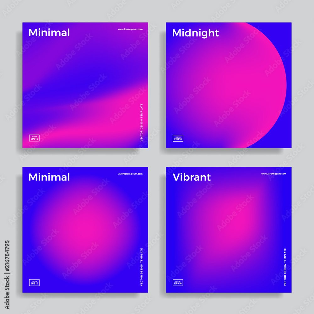 Fototapeta premium design template with vibrant gradient shapes