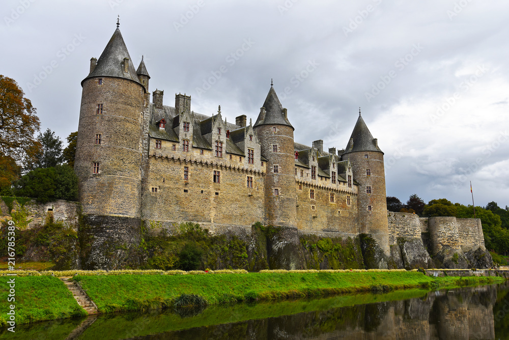 Chateau de Josselin en France en Bretagne