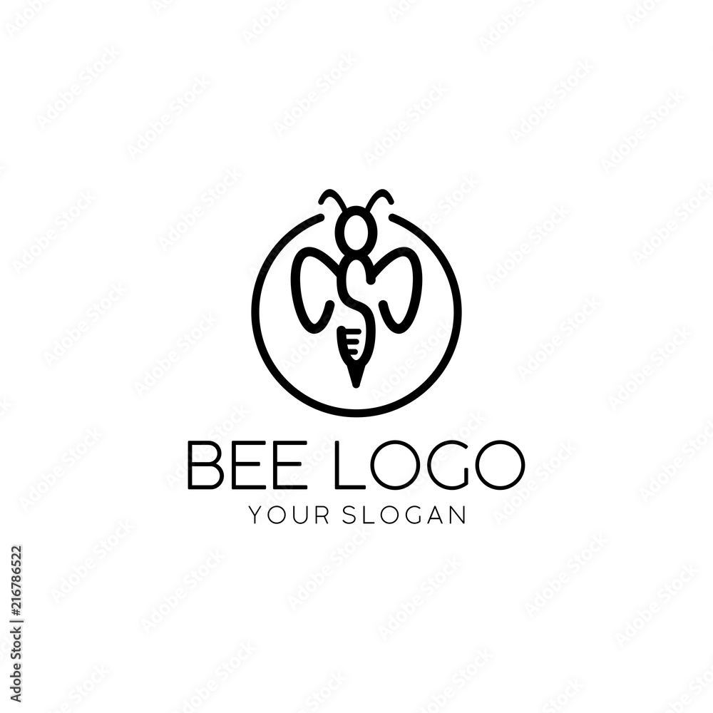 Bee logo Bee logo